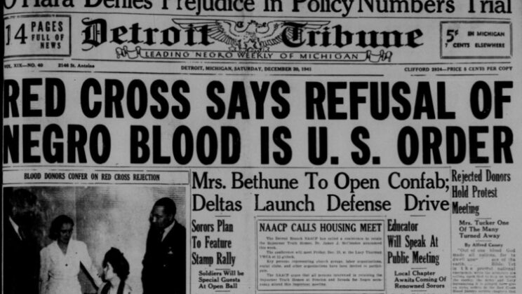 Good Blood, Bad Policy: The Red Cross and Jim Crow