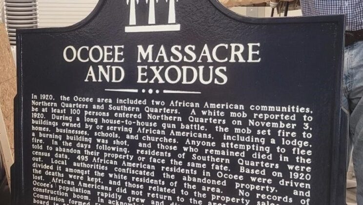 The 1920 Ocoee Massacre, a stark reminder of the deep-seated racism that plagued American society.