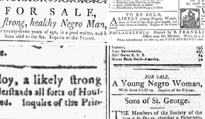 Newspapers Role In The Buying And Selling Of Slaves