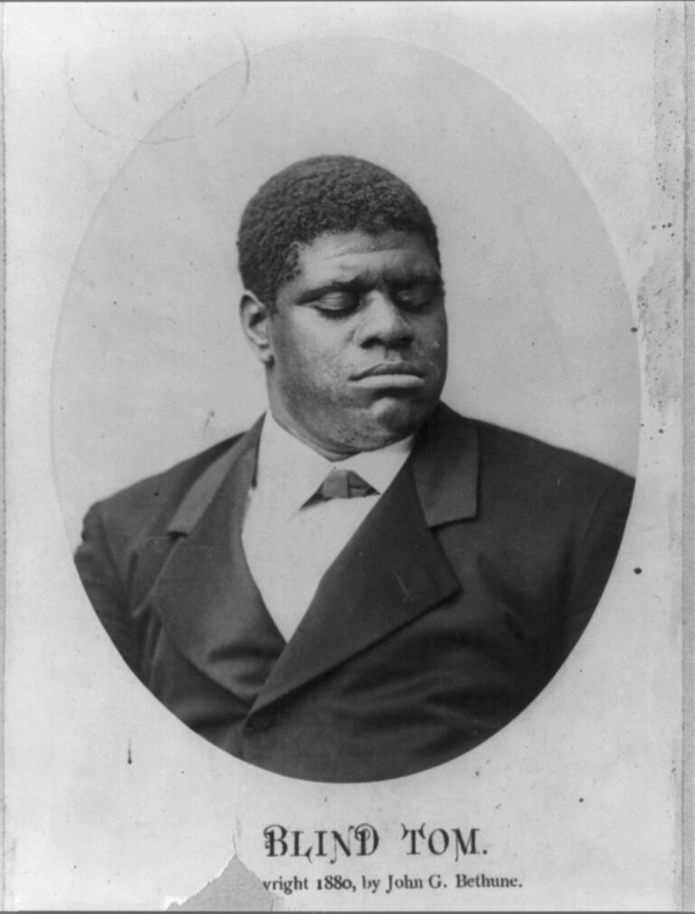 Blind Tom Wigging, Musical Prodigy Who Suffered Exploitation At The Hands Of Those Who Enslaved Him